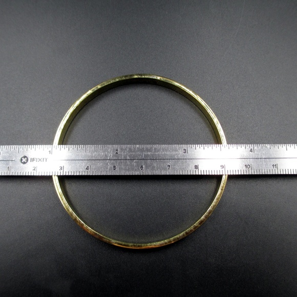 Vintage Gold Tone J Crew Simple Bracelet - Picture 5 of 5